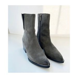 New Gray Suede Circus By Sam Edelman Booties, Size 6